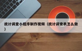 阜宁统计调查小程序制作视频（统计调查表怎么做）
