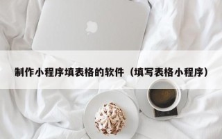 阜宁制作小程序填表格的软件（填写表格小程序）