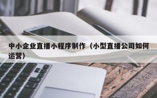 阜宁中小企业直播小程序制作（小型直播公司如何运营）
