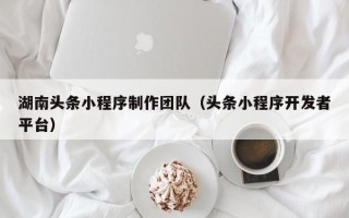 阜宁湖南头条小程序制作团队（头条小程序开发者平台）
